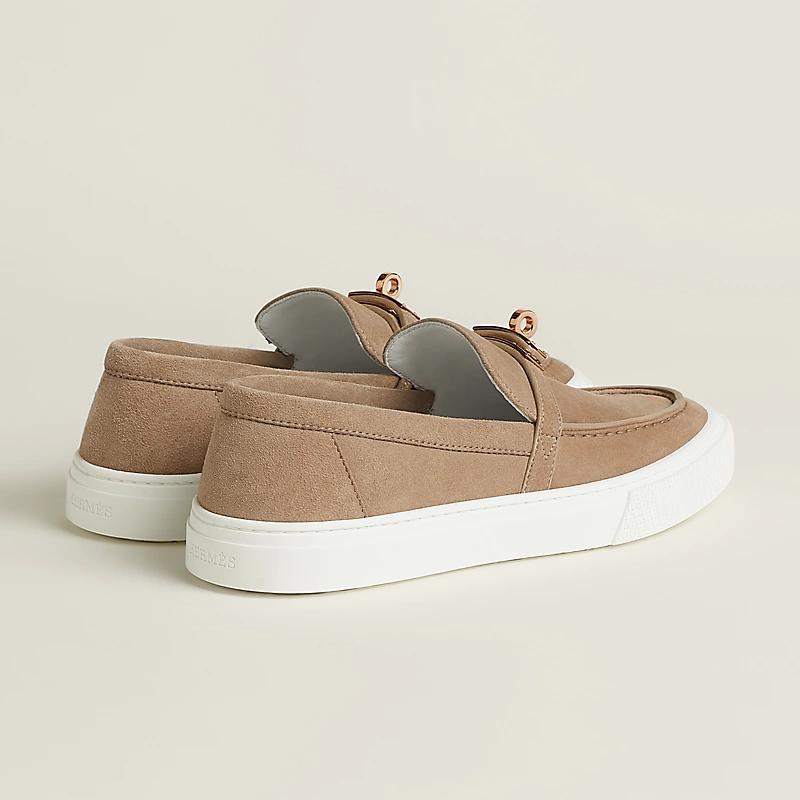 Giày Hermes Game Slip-On Sneaker Nữ Be